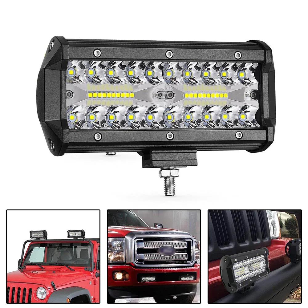  LED Ʈ , ε Ʈ ڵ Ʈ Ʈ LED Ʈ , SUV ATV Ʈ Ʈ, ȫ , 120W, 40LED, 7 ġ